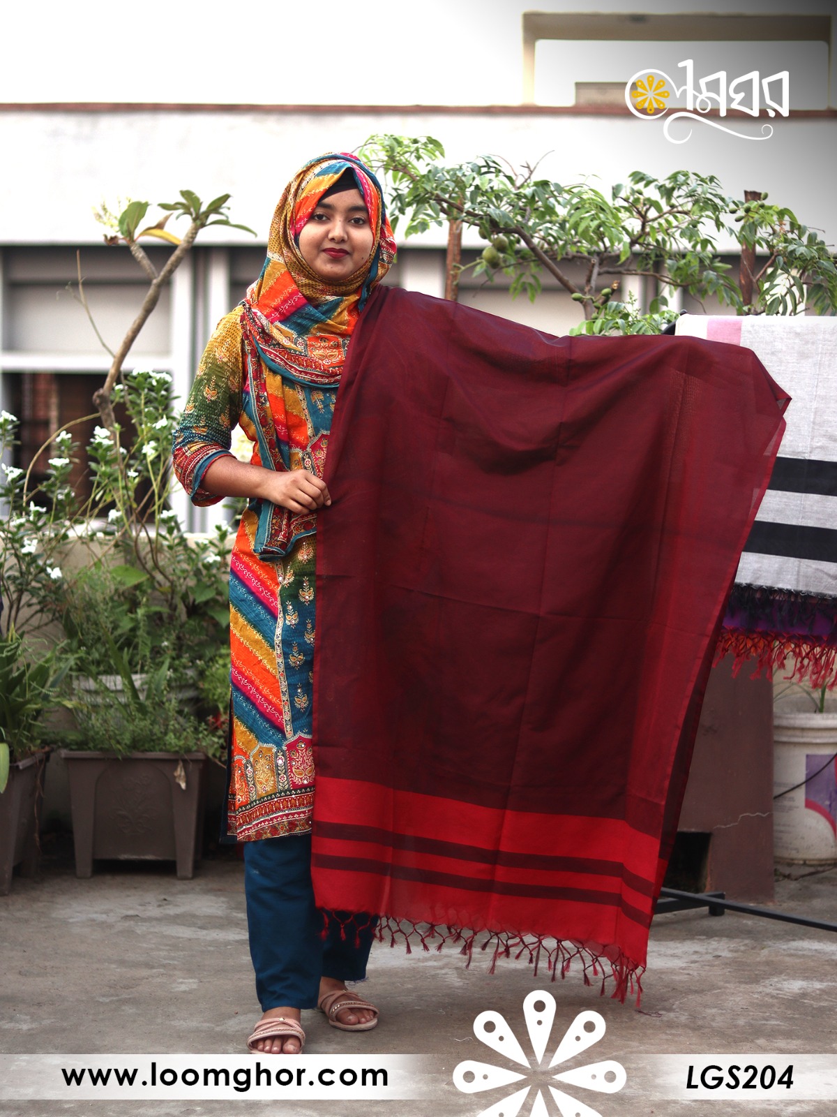 Joysree Silk Orna | জয়শ্রী সিল্ক ওড়না (LGS204)