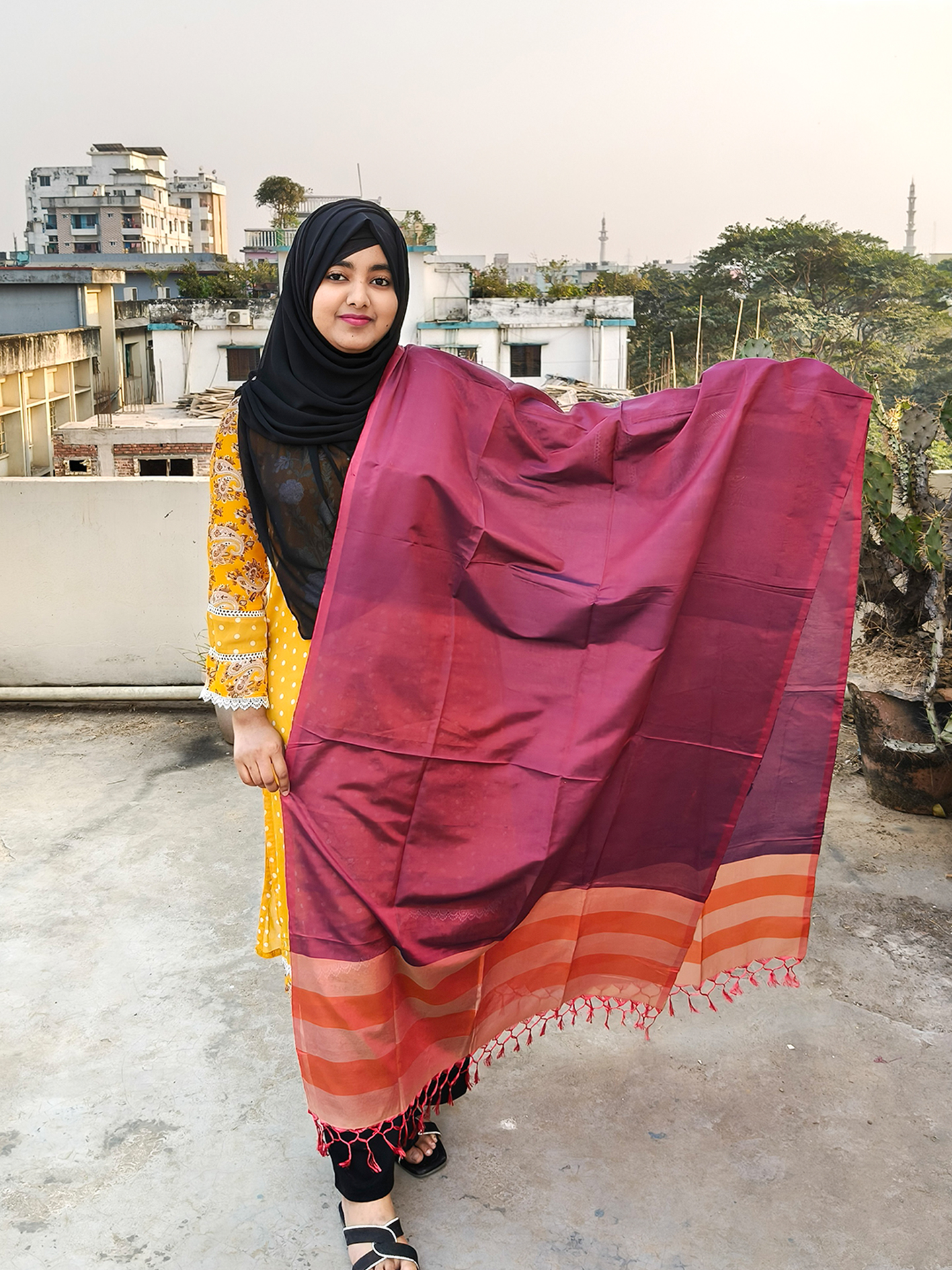 Joysree Silk Orna | জয়শ্রী সিল্ক ওড়না (LGJ043)