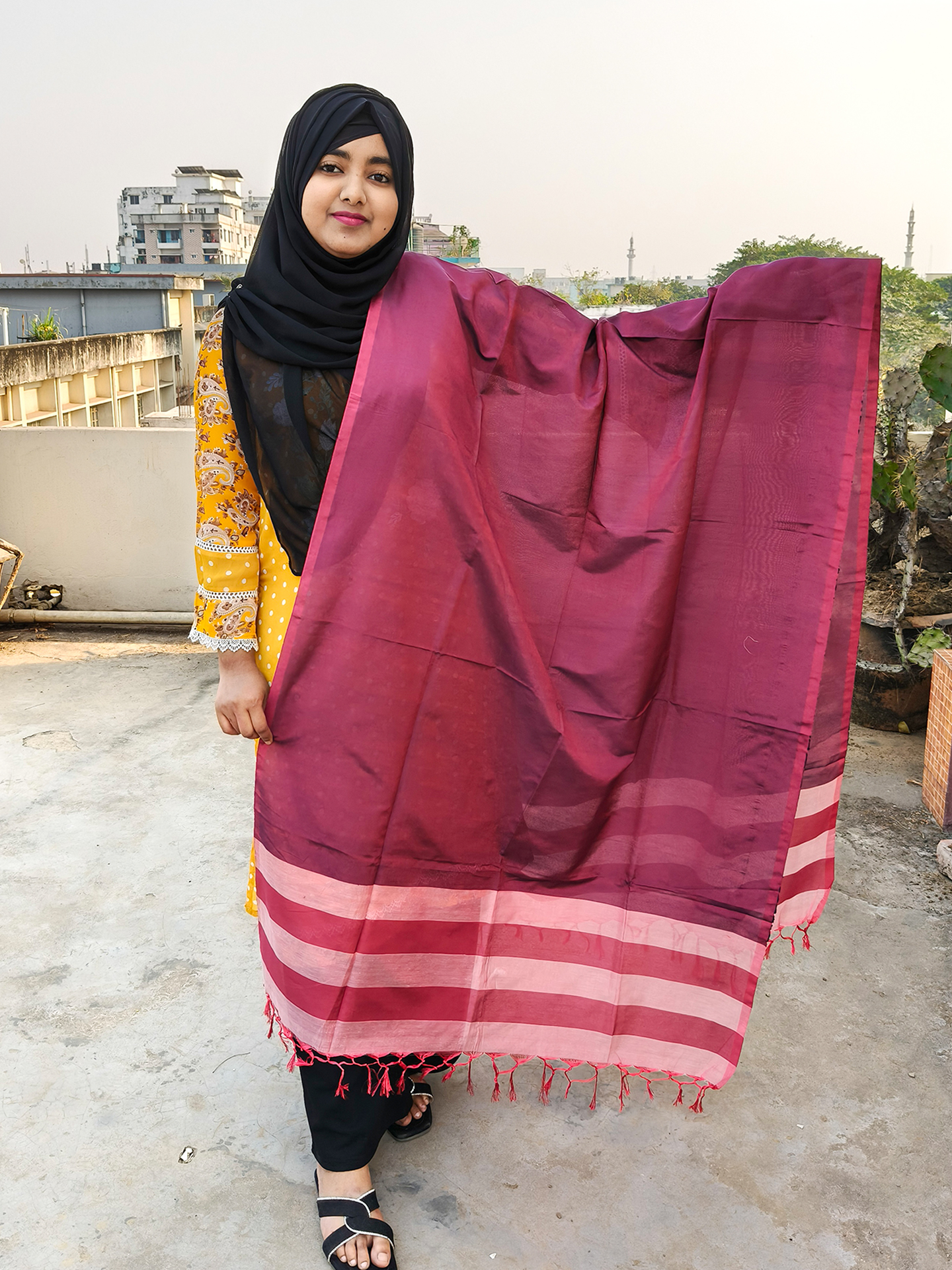 Joysree Silk Orna | জয়শ্রী সিল্ক ওড়না (LGJ049)