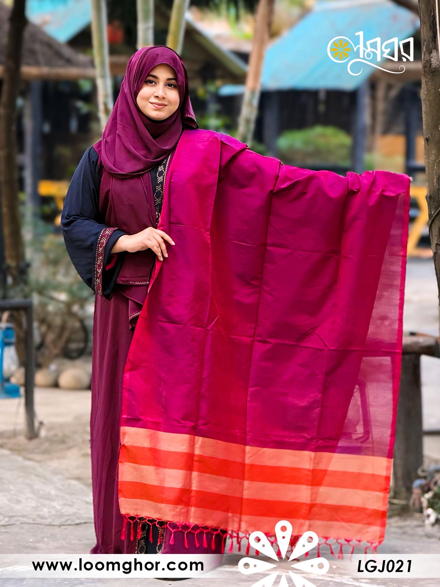 Joysree Silk Orna | জয়শ্রী সিল্ক ওড়না (LGJ021)