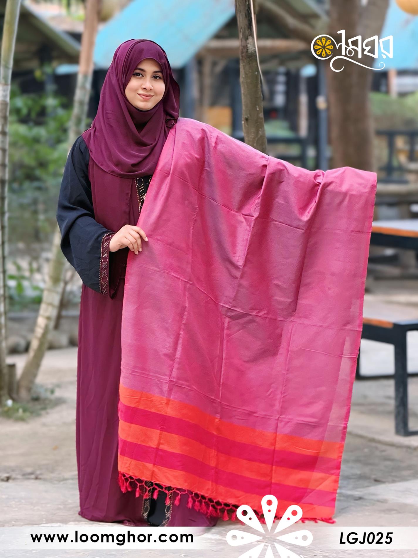 Joysree Silk Orna | জয়শ্রী সিল্ক ওড়না (LGJ025)