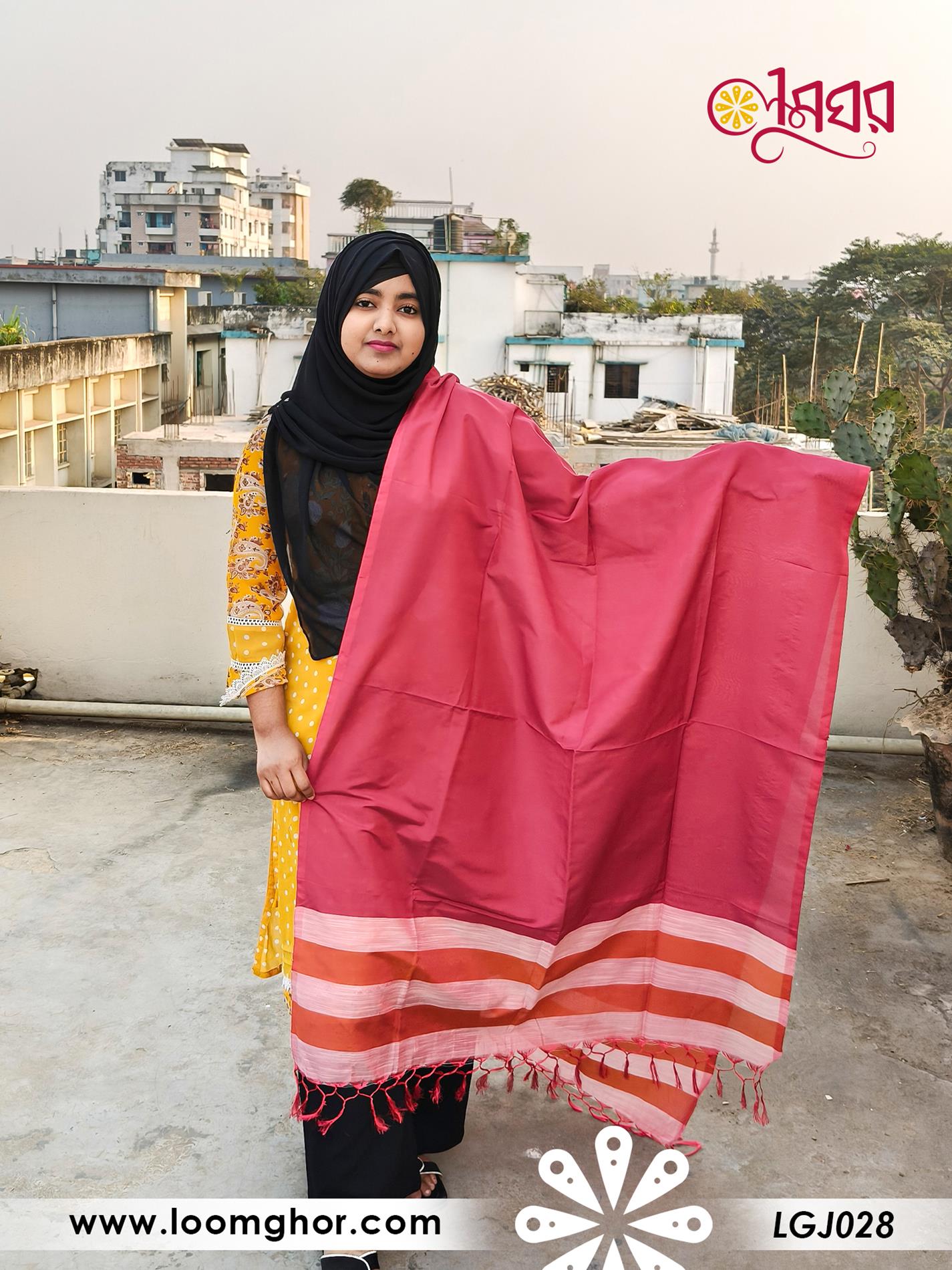 Joysree Silk Orna | জয়শ্রী সিল্ক ওড়না (LGJ028)