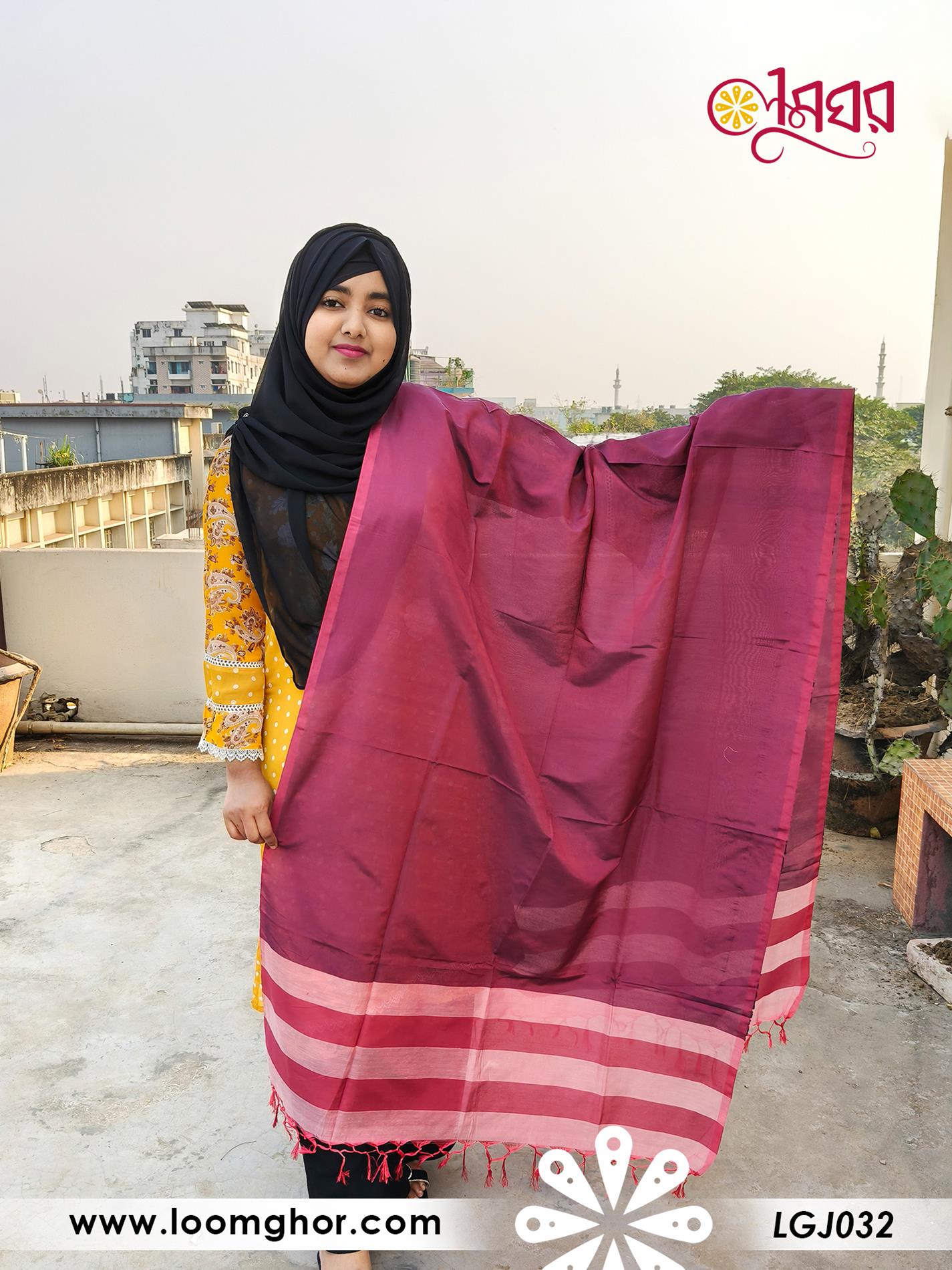 Joysree Silk Orna | জয়শ্রী সিল্ক ওড়না (LGJ032)