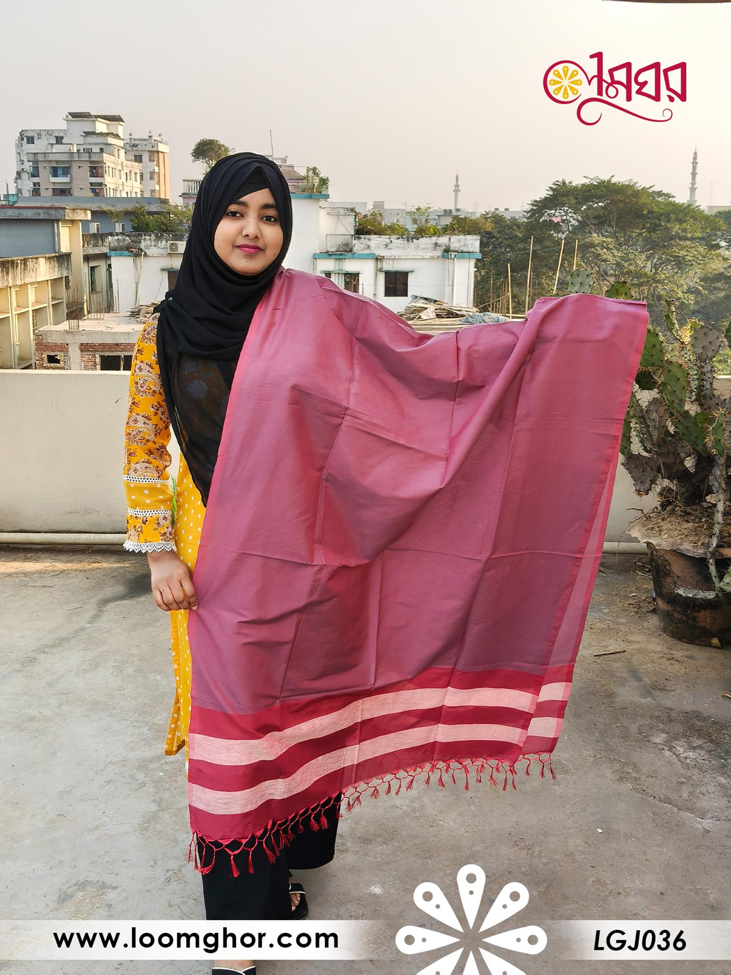 Joysree Silk Orna | জয়শ্রী সিল্ক ওড়না (LGJ036)