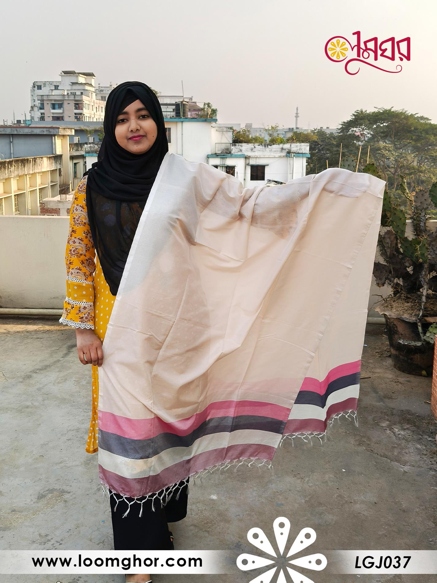 Joysree Silk Orna | জয়শ্রী সিল্ক ওড়না (LGJ037)