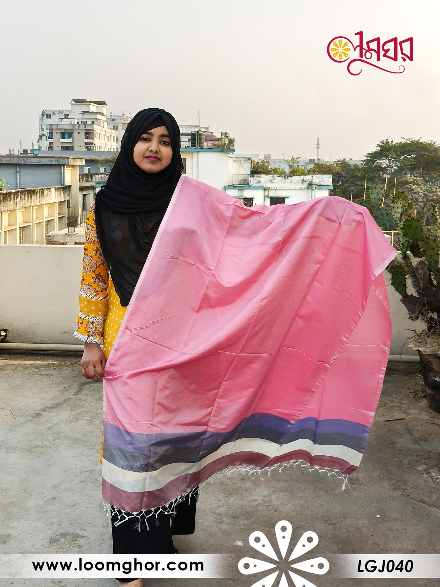 Joysree Silk Orna | জয়শ্রী সিল্ক ওড়না (LGJ040)