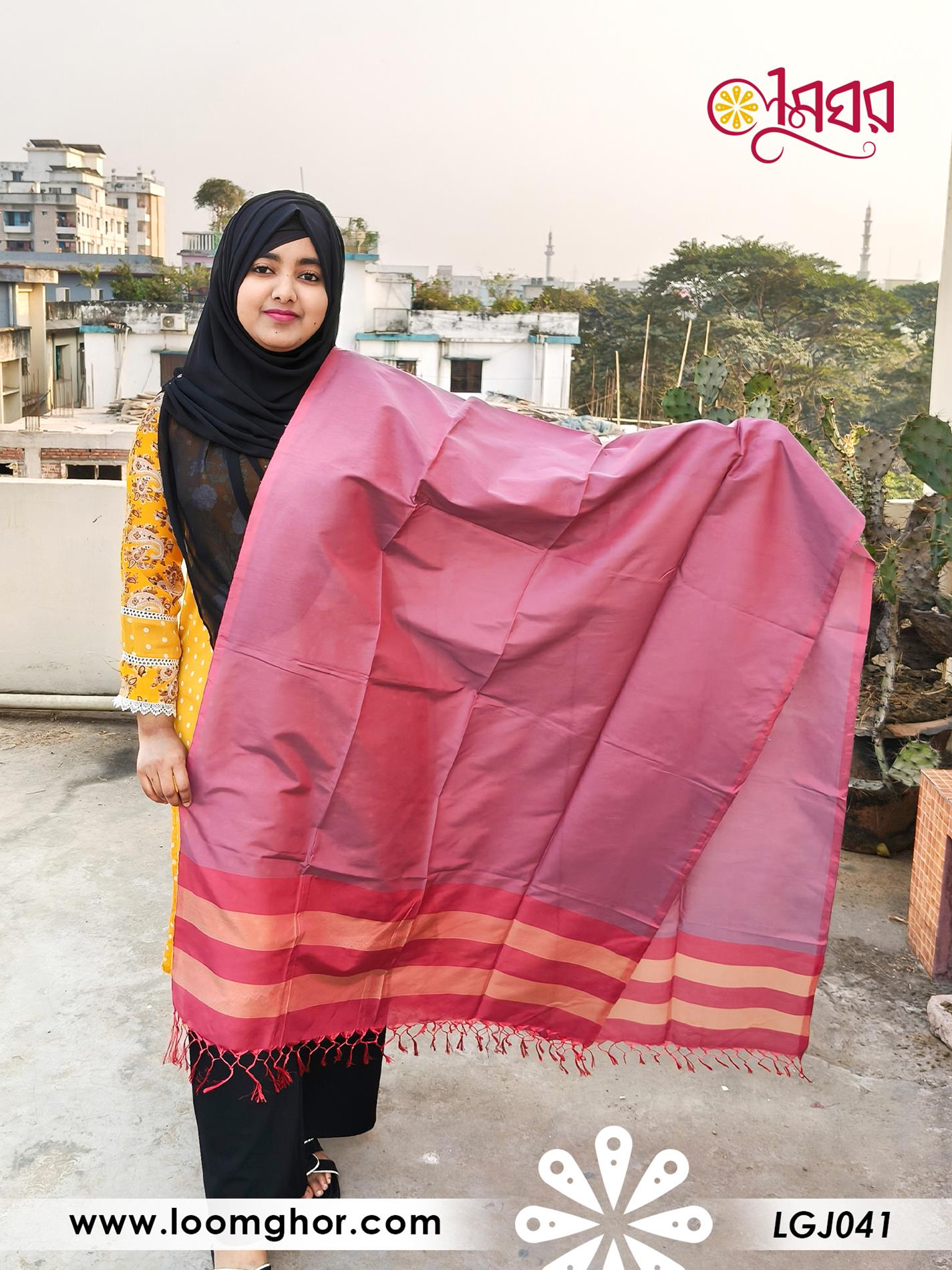Joysree Silk Orna | জয়শ্রী সিল্ক ওড়না (LGJ041)