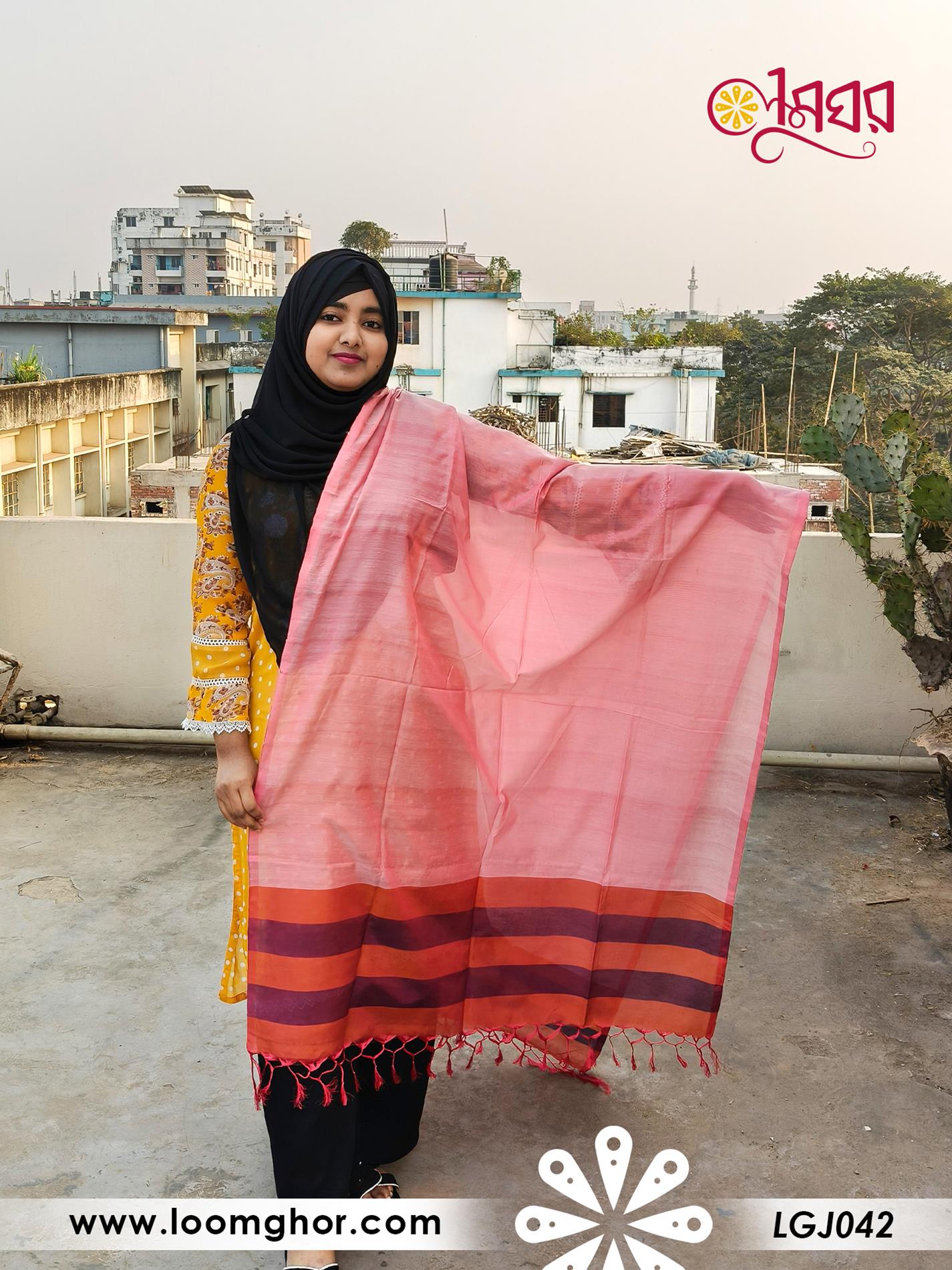 Joysree Silk Orna | জয়শ্রী সিল্ক ওড়না (LGJ042)