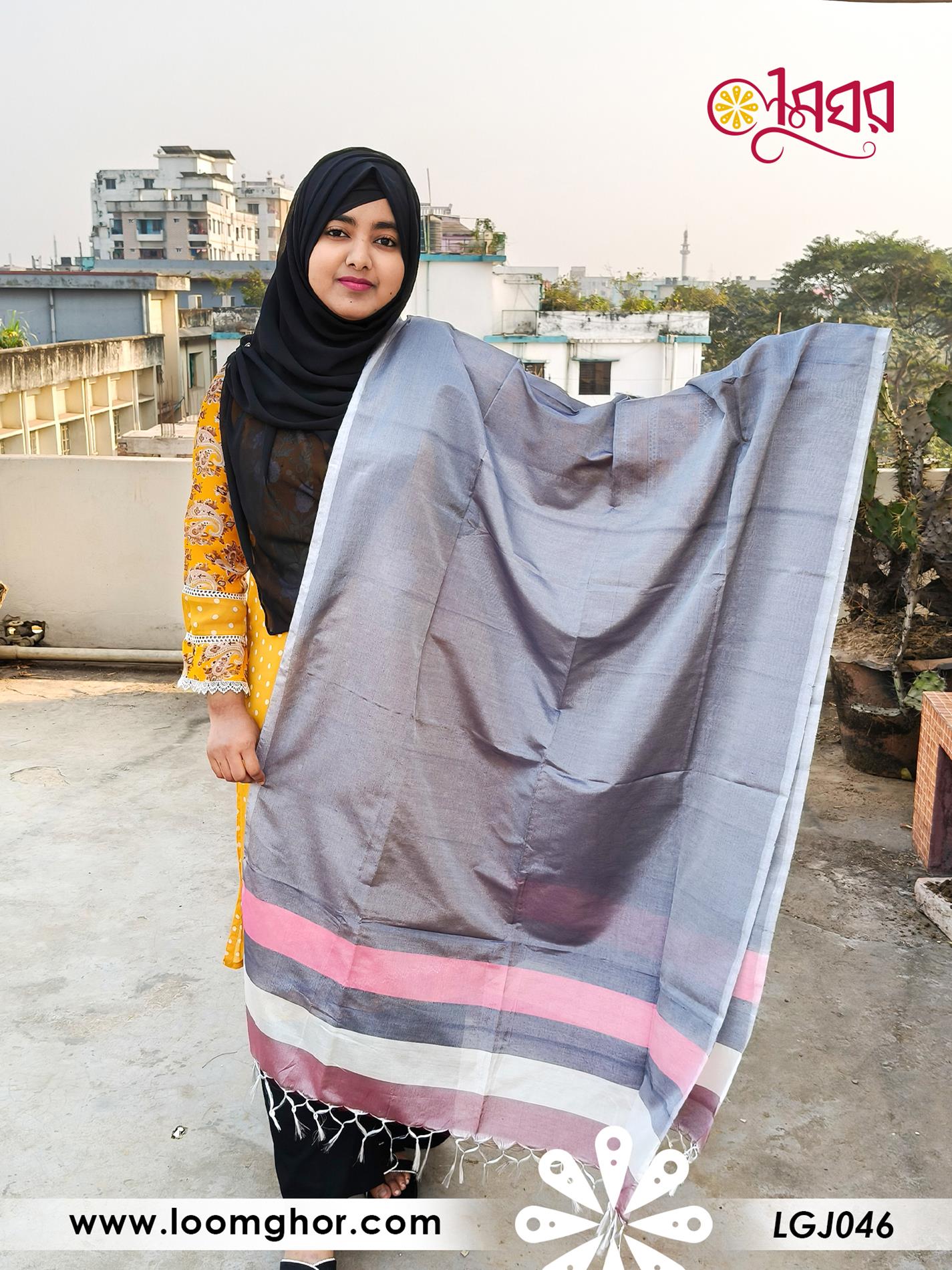 Joysree Silk Orna | জয়শ্রী সিল্ক ওড়না (LGJ046)