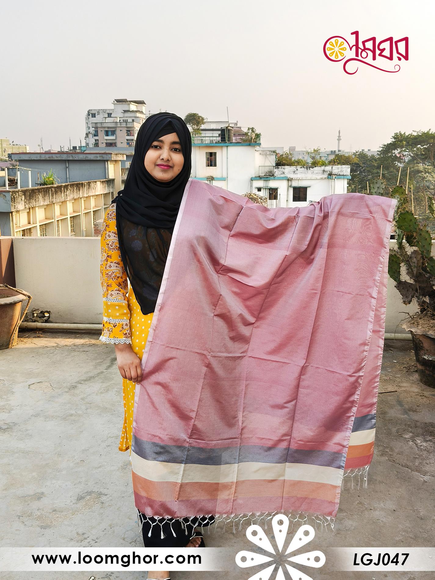 Joysree Silk Orna | জয়শ্রী সিল্ক ওড়না (LGJ047)