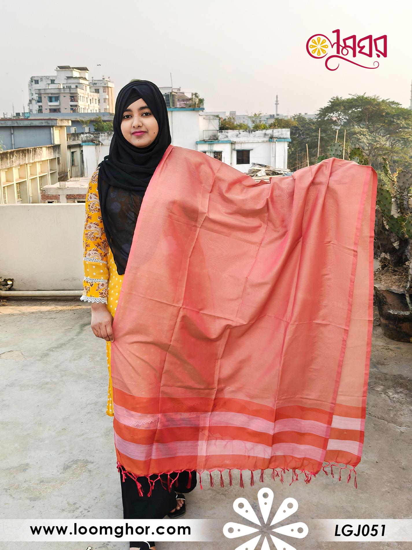 Joysree Silk Orna | জয়শ্রী সিল্ক ওড়না (LGJ051)