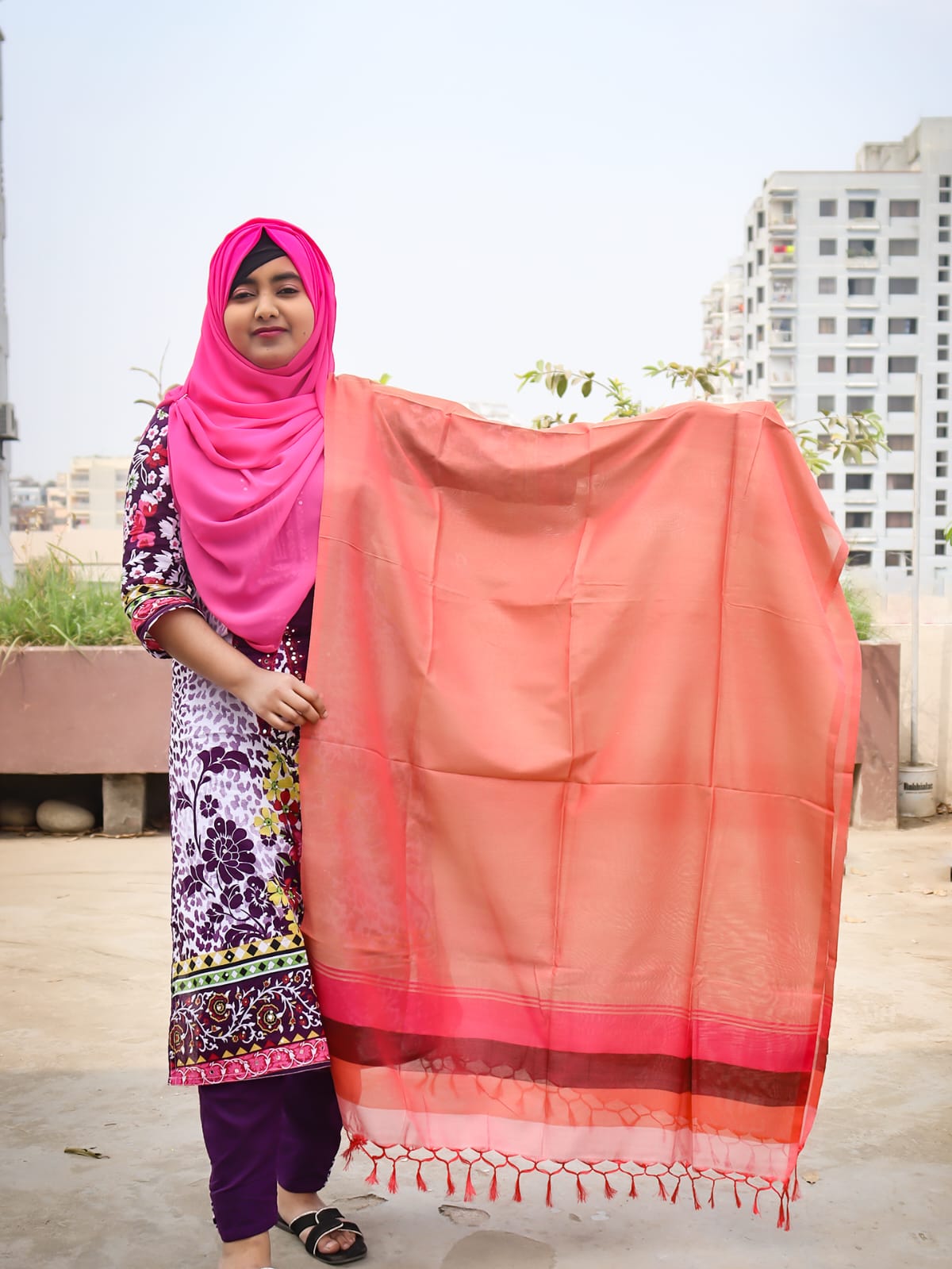 Joysree Silk Orna | জয়শ্রী সিল্ক ওড়না (LGS115)