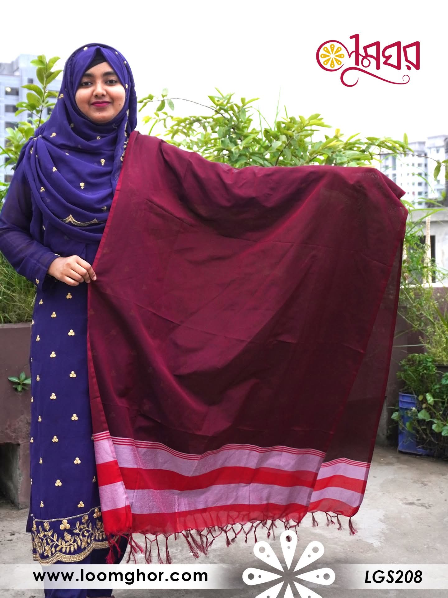 Joysree Silk Orna | জয়শ্রী সিল্ক ওড়না (LGS208)