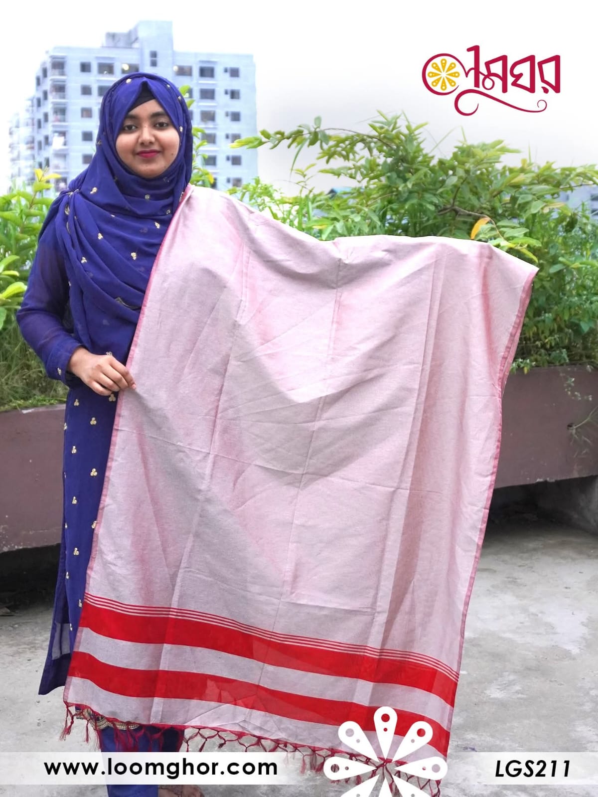 Joysree Silk Orna | জয়শ্রী সিল্ক ওড়না (LGS211)