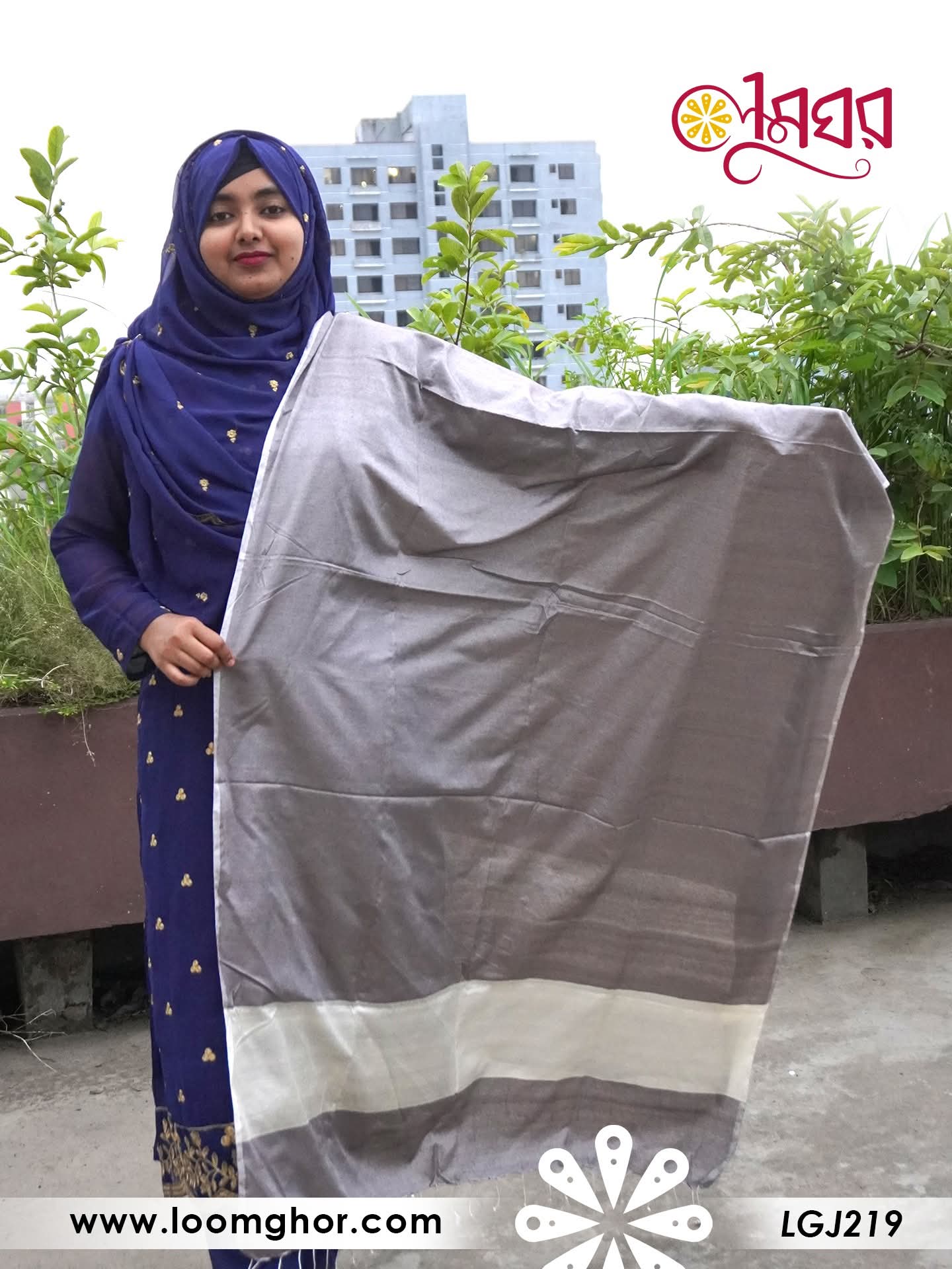 Joysree Silk Orna | জয়শ্রী সিল্ক ওড়না (LGJ219)