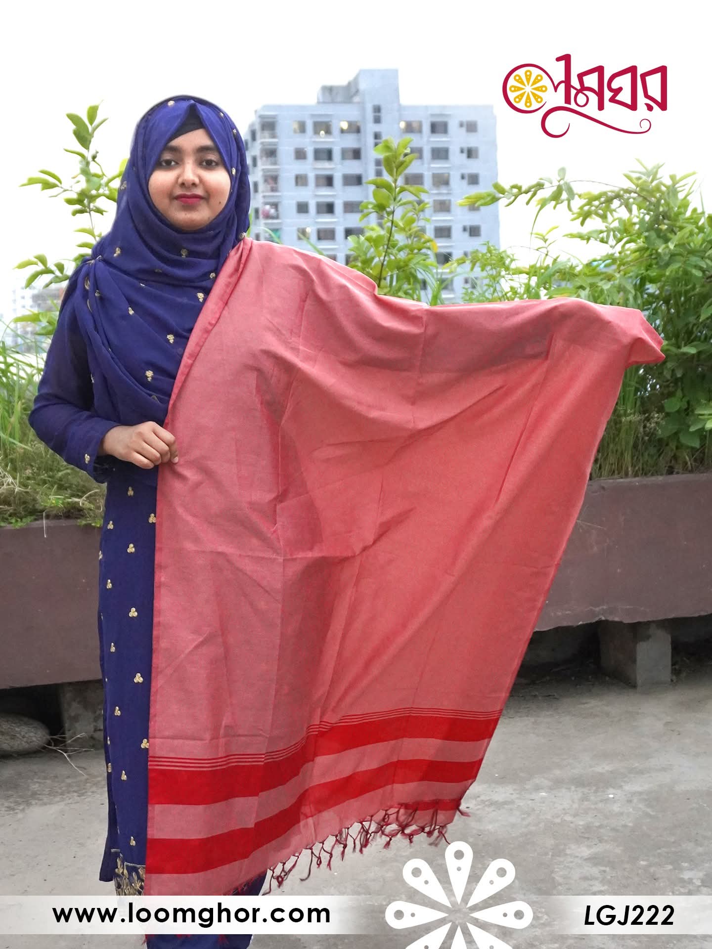 Joysree Silk Orna | জয়শ্রী সিল্ক ওড়না (LGJ222)