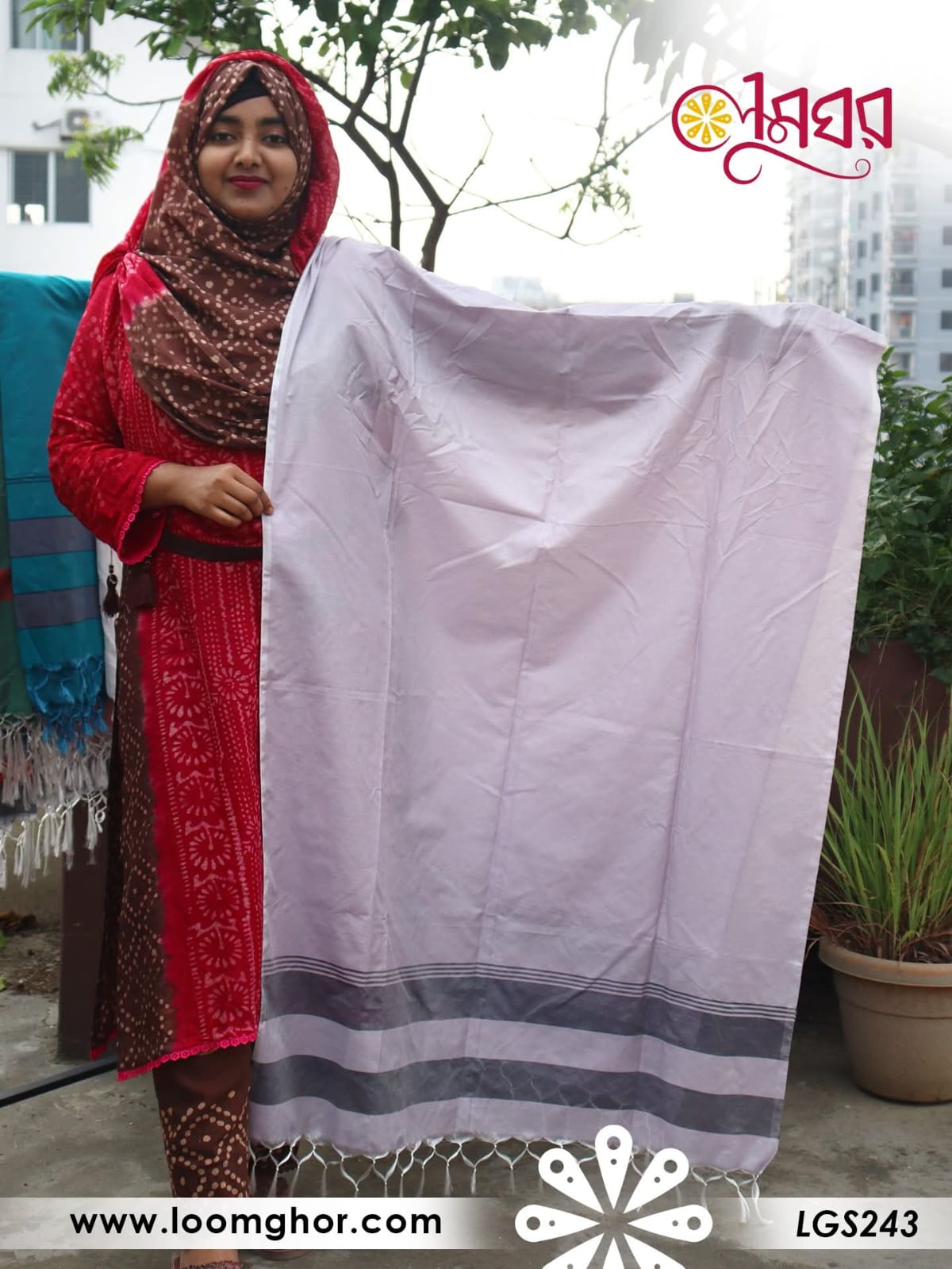 Joysree Silk Orna | জয়শ্রী সিল্ক ওড়না (LGS243)